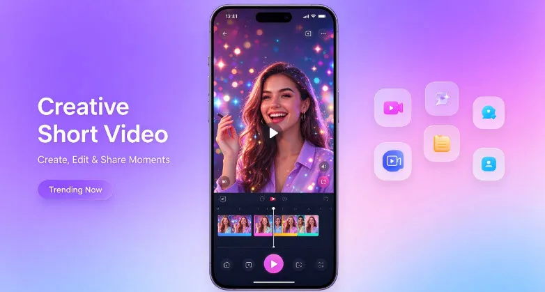 TikTok 创意短视频栏目：拍摄、剪辑与发布工具展示